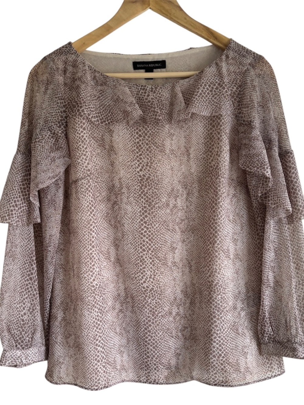 Banana Republic Lined 3/4 Sleeve Blouse - EUC